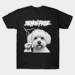 Bichon Frise Heavy Metal Dog Lover T-Shirt